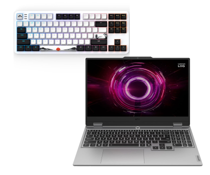 Laptop Lenovo LOQ 3-15 Ryzen 5-220/16GB/512 RTX5050 144Hz Zestaw